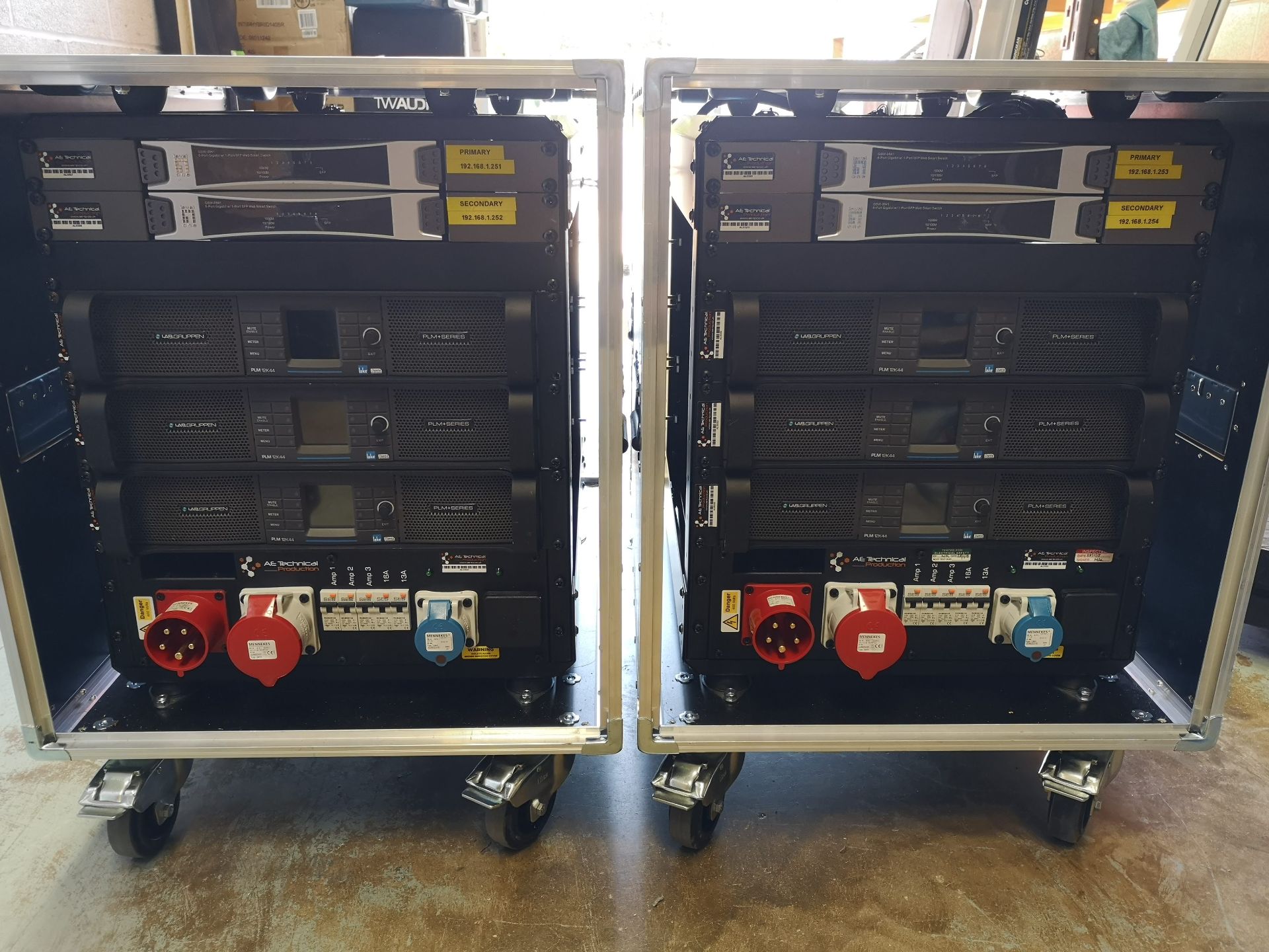 Amp Rack Upgrades - Portfolio - AE Technical Production